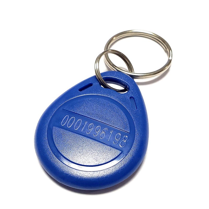 AMOCAM ID Key Fob Card Proximity ID Card Token Tags Keyfobs for Door Entry Access Control System(Read Only), Pack of 100 - Image 2